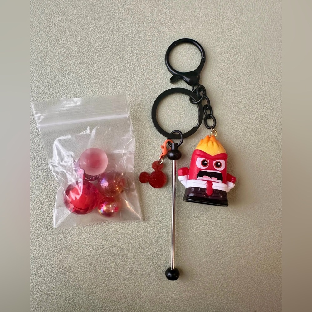 Inside Out’s Anger inspired DIY Bag Charm